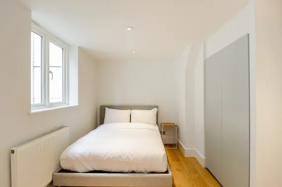 Second bedroom with built in wardrobe