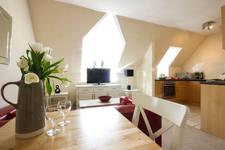 Open plan kitchen