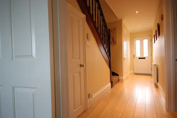 Practical use of space in the hallway