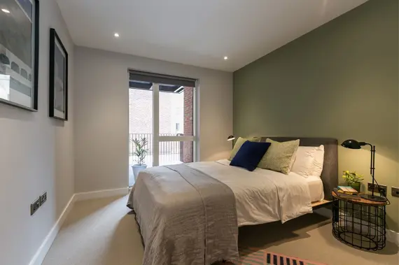 A quiet and peaceful double bedroom