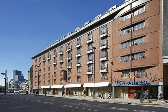 Citadines Barbican exterior on a sunny day