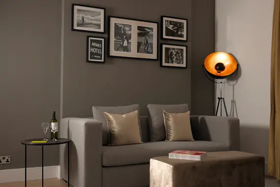 A gorgeous and sophisticated modern living room