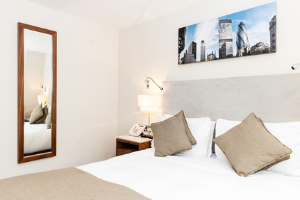 A tastefully decorated studio apartment near Cannon Street