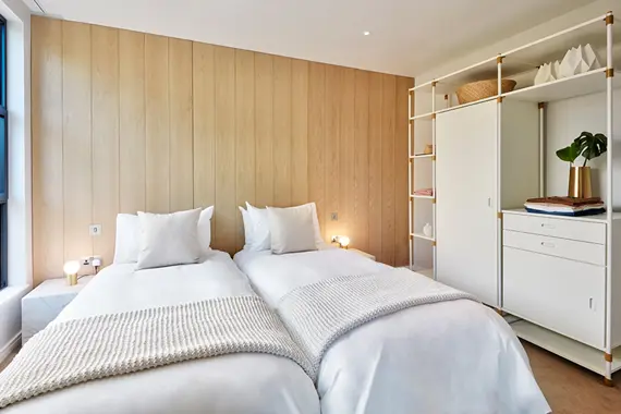 Twin beds are also available. Request when you enquire!