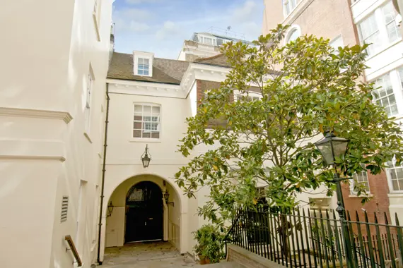 The exterior of College Hill