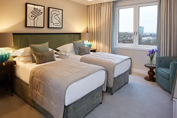 Twins Available in the two bedroom apartments, perfect for kids