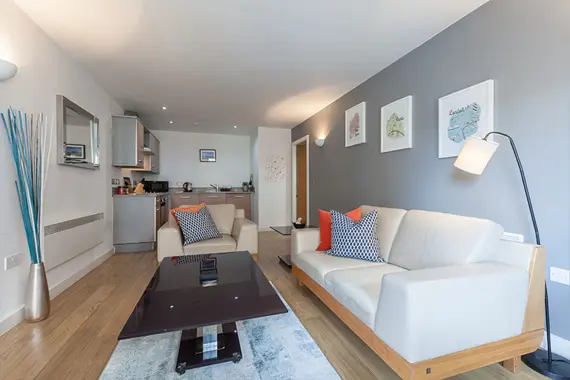 A stylish and elegant one bedroom standard apartment