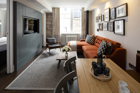 Large bright living area in Old Chambers