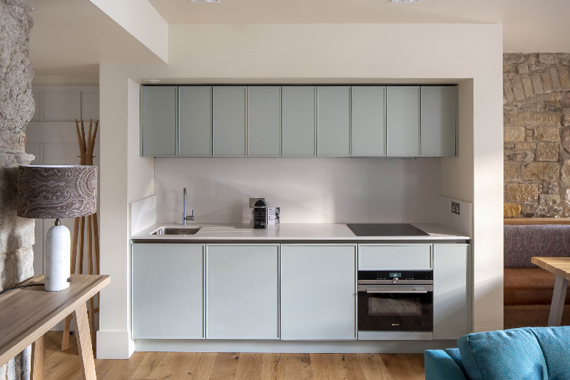 A fully equipped kitchen in this lovely two bedroom apartment