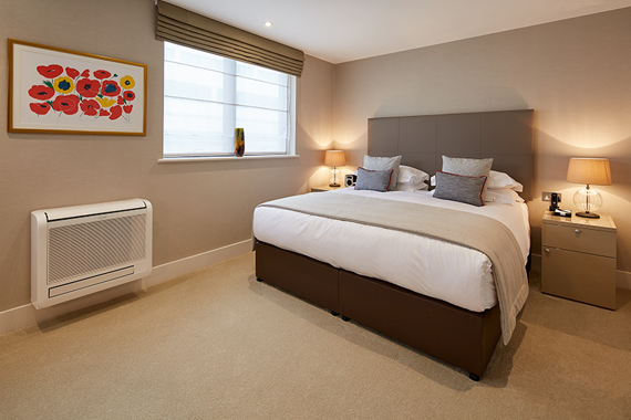 A calming one bedroom apartment