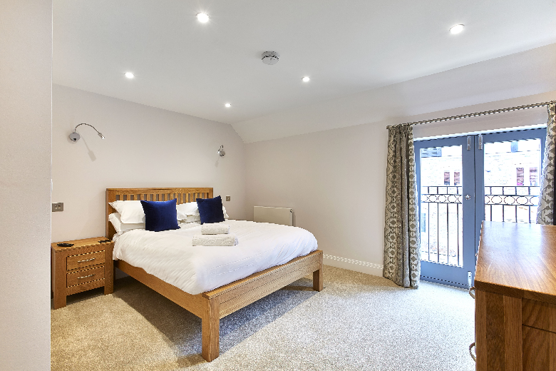 A comfortable bedroom in Brewery House