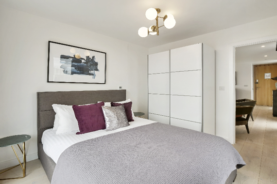 A wonderful and calming bedroom