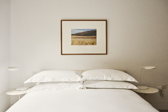 A comfortable and relaxing bedroom in Weymouth Mews