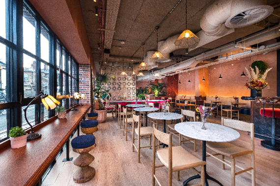 A lovely restaurant at Room 2 Chiswick