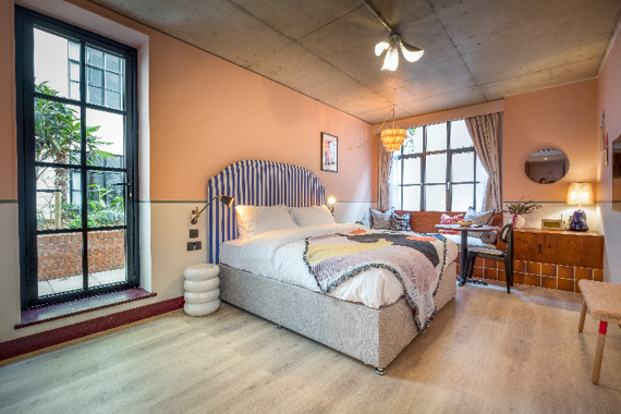 A gorgeous and sleek lounge studio