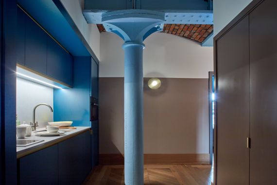 Modern fully equipped kitchen