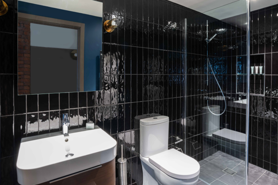 Modern bathroom at Native Manchester