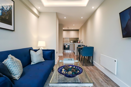 Bright and spacious living area