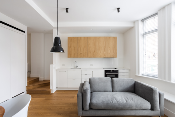 Bright and spacious living area