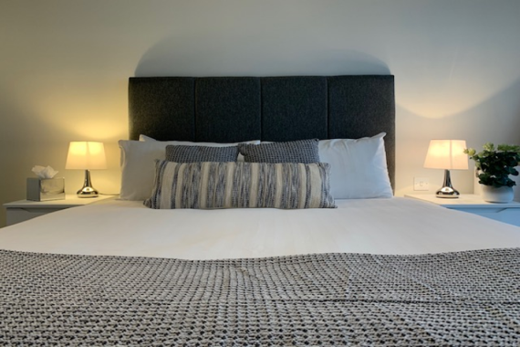 Comfortable and bright double bedroom