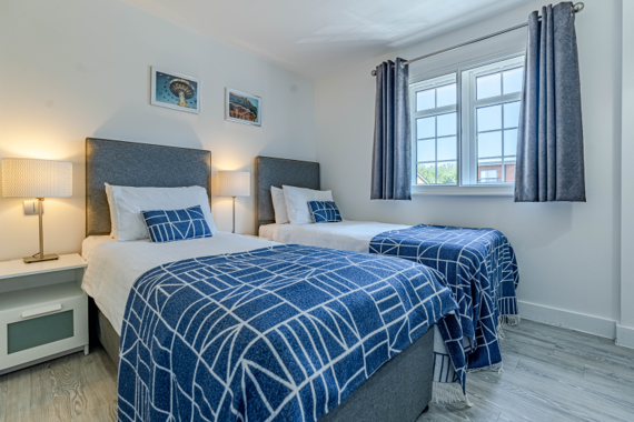 Comfortable twin second bedroom