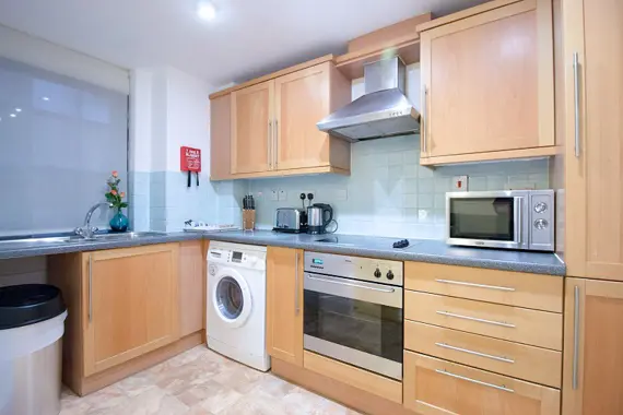 The smart Standard kitchen at Monument Apartments