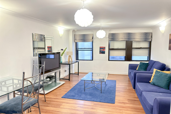 Well-appointed living room 