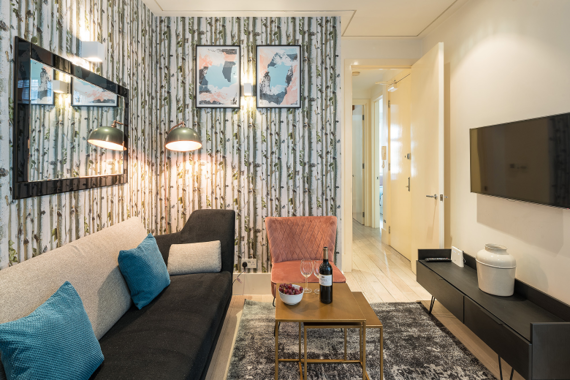 A unique and decorative lounge area