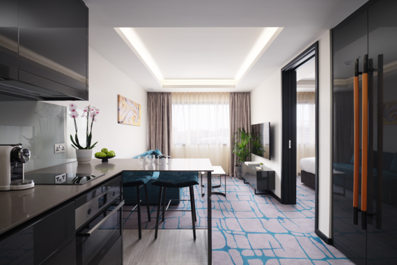 A spacious and bright living area