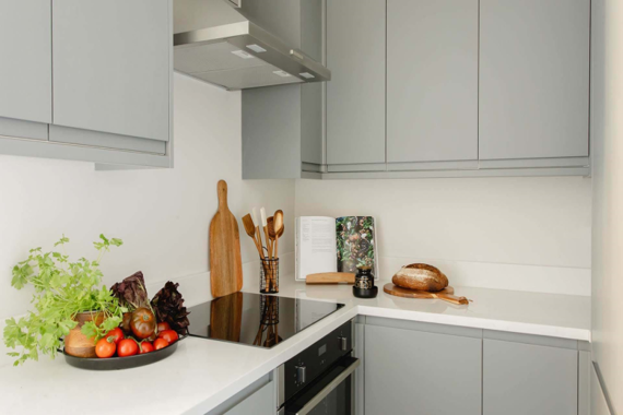  Sleek and functional kitchen, designed with efficiency and practicality in mind