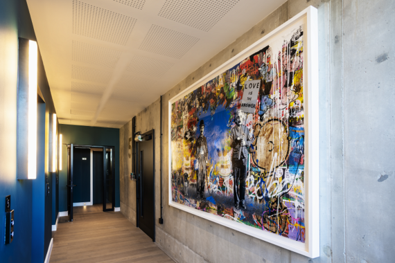 Enjoy the beauty of a beautifully designed serviced apartment building