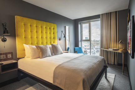 Retreat to a stylish and elegant bedroom