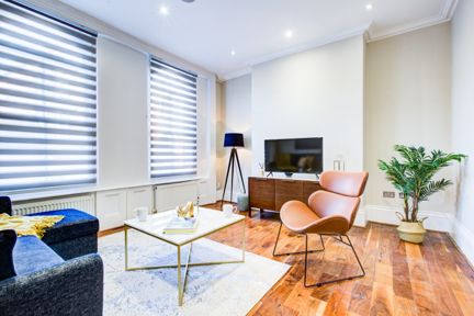Immerse yourself in a rather spacious and decorative living room