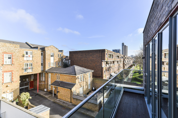Outdoor space in selected apartments