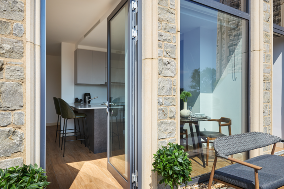 Step into the bright and spacious balcony in Brentford