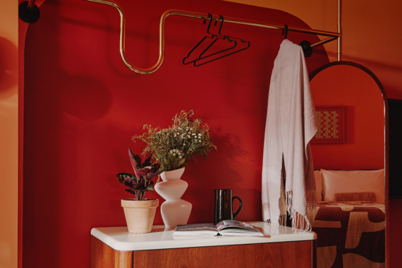 Spacious and well-appointed bedroom, offering ample storage and a peaceful retreat.