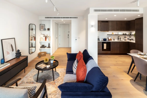 Bright and airy living area with a refreshing and welcoming atmosphere