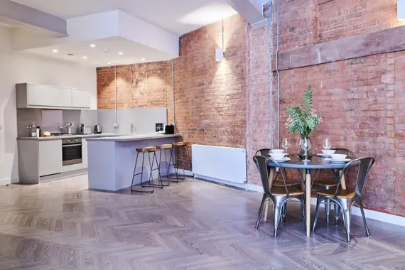 Enjoy a spacious and smart lounge and dining area