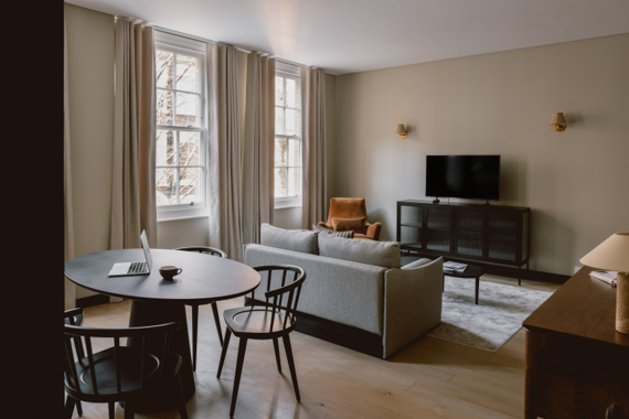 Concept One Bedroom - Comfortable and inviting living room