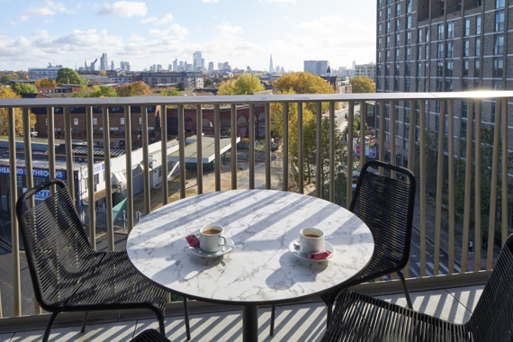 Outdoor space in selected apartments!