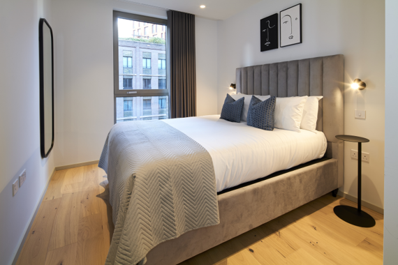 Restful haven featuring soothing hues