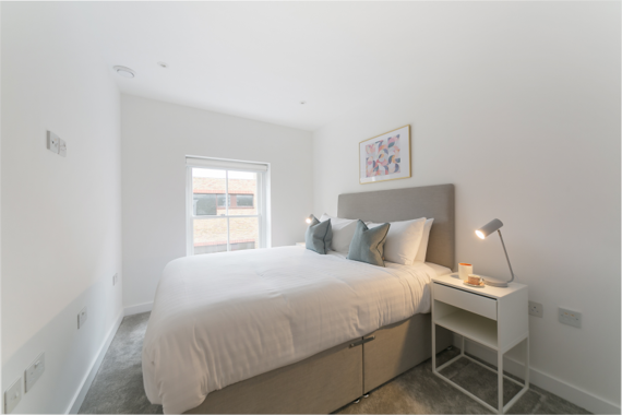 A stylish and elegant bedroom