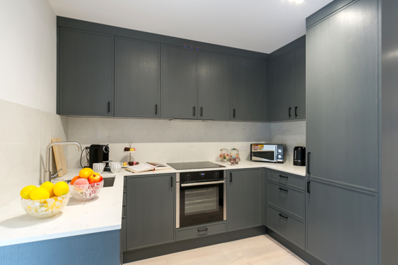 A  modern well equipped kitchen 