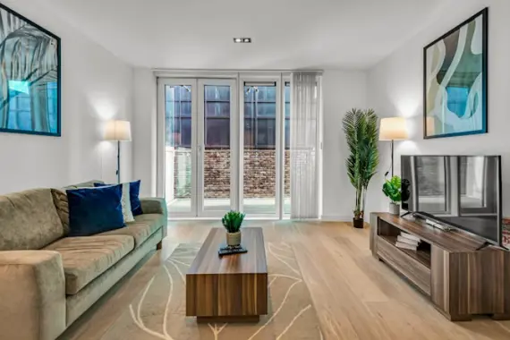 Comfortable living room with plush seating for ultimate relaxation