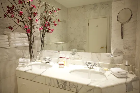 There are fresh towels provided three times per week