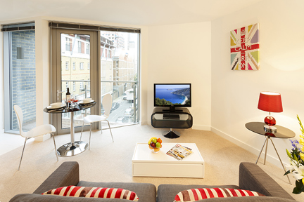 A modern, relaxing lounge