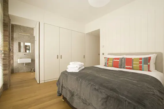 A comfortable, relaxing bedroom