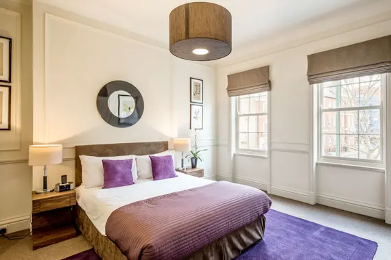 A spacious and comfortable double bedroom