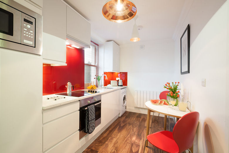 A beautifully bright kitchen at Chiltern Street