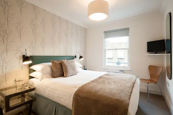 A very stylish Chiltern Street bedroom
